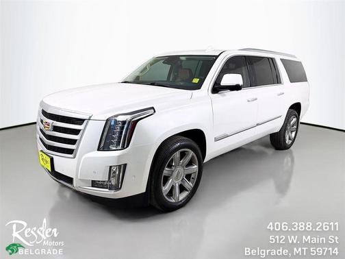 Crystal White Tri-Coat 2017 Cadillac Escalade ESV Premium Luxury