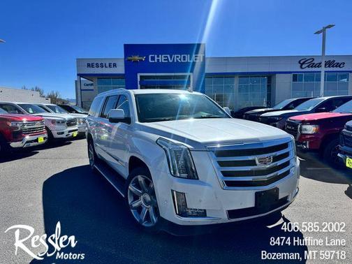 Crystal White Tri-Coat 2017 Cadillac Escalade ESV Premium Luxury