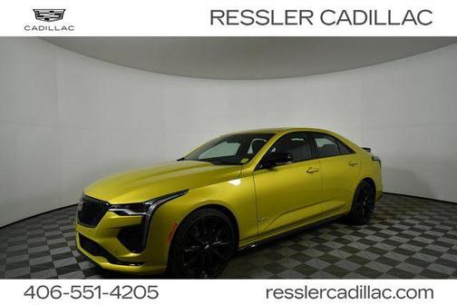 Yellow Metallic 2026 Cadillac CT4-V V-Series