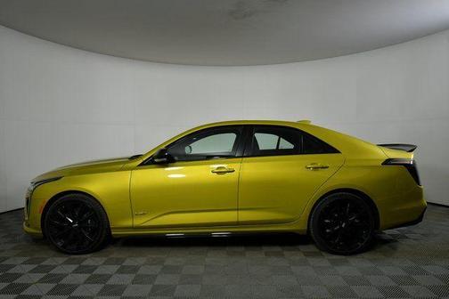 Yellow Metallic 2026 Cadillac CT4-V V-Series