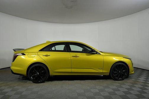 Yellow Metallic 2026 Cadillac CT4-V V-Series