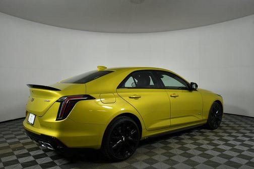 Yellow Metallic 2026 Cadillac CT4-V V-Series
