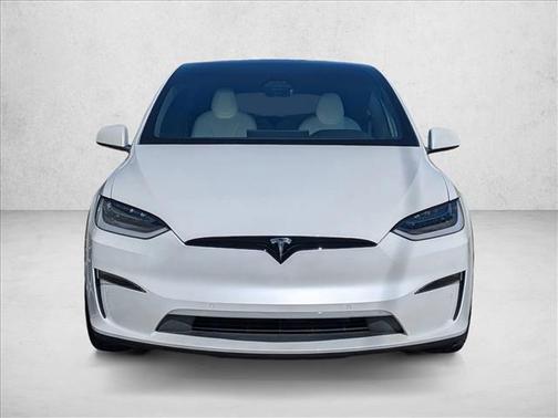 Pearl White Multi-Coat 2022 Tesla Model X Dual Motor All-Wheel Drive