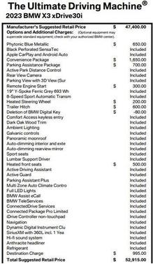 2023 BMW X3 xDrive30i