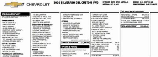 2020 Chevrolet Silverado 1500 Custom