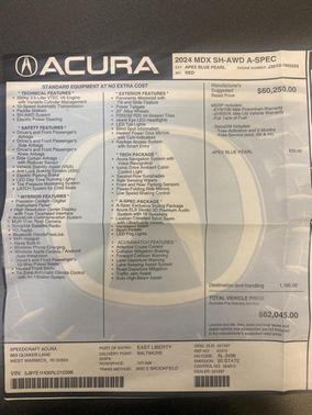 2024 Acura MDX A-SPEC