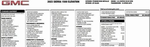 2023 GMC Sierra 1500 Elevation