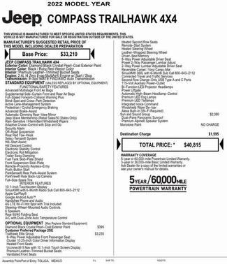 2022 Jeep Compass Trailhawk