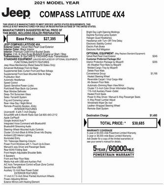 2021 Jeep Compass Latitude