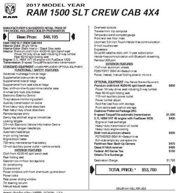 2017 RAM 1500 SLT