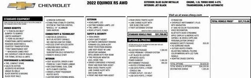 2022 Chevrolet Equinox AWD RS