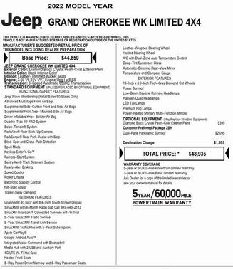 2022 Jeep Grand Cherokee Limited X