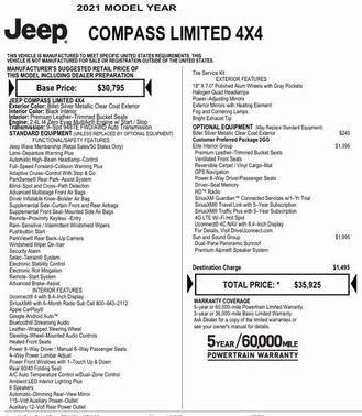 2021 Jeep Compass Limited