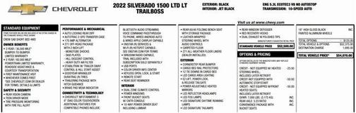 2022 Chevrolet Silverado 1500 LT Trail Boss