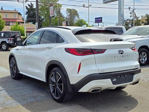 Radiant White 2023 INFINITI QX55 SENSORY