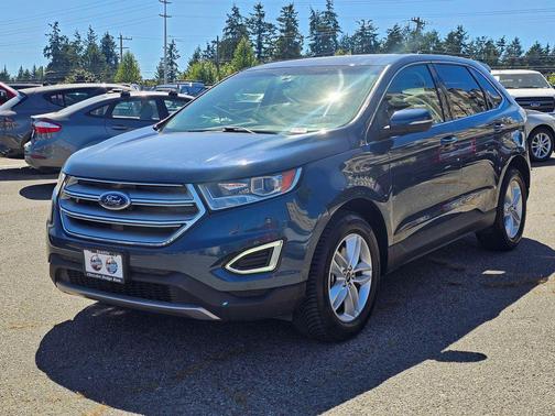 Blue Metallic 2016 Ford Edge SEL