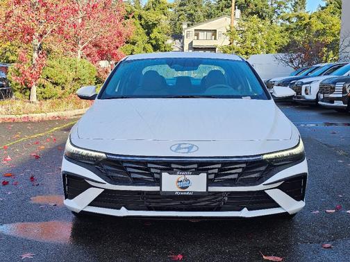 White 2026 Hyundai ELANTRA HEV Blue