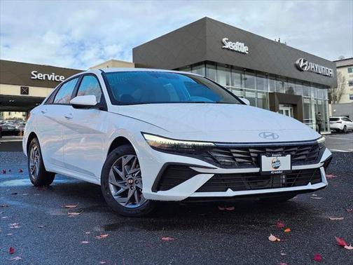 White 2026 Hyundai ELANTRA HEV Blue