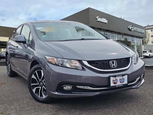 Gray 2013 Honda Civic EX-L