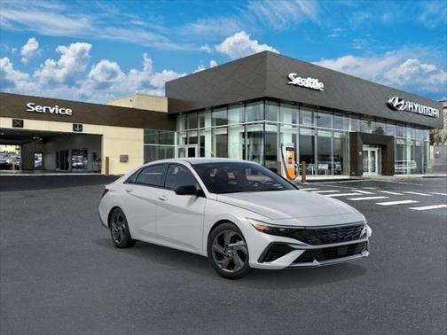 White 2026 Hyundai ELANTRA HEV SEL Sport