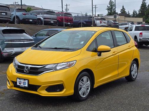 Yellow 2018 Honda Fit LX
