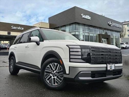 White Pearl 2026 Hyundai Palisade Hybrid SEL Premium 7P