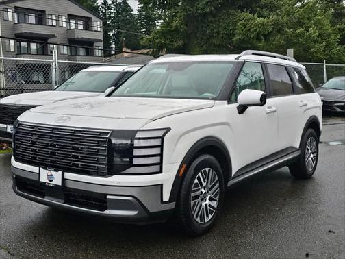 White Pearl 2026 Hyundai Palisade Hybrid SEL Premium 7P