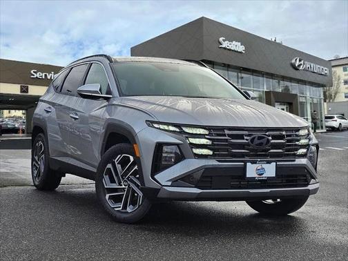 Shimmering Silver 2026 Hyundai TUCSON Hybrid Limited