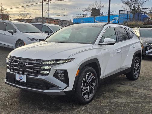 White Pearl 2026 Hyundai TUCSON Hybrid Limited