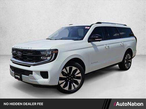 Star White Metallic Tri-Coat 2025 Ford Expedition Max Platinum