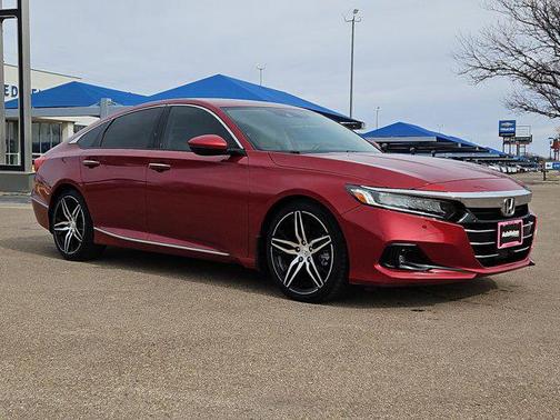 Radiant Red Metallic 2021 Honda Accord Touring 2.0T