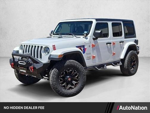 Bright White Clearcoat 2018 Jeep Wrangler Unlimited Sahara