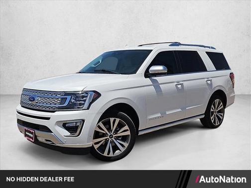 Star White Metallic Tri-Coat 2021 Ford Expedition Platinum
