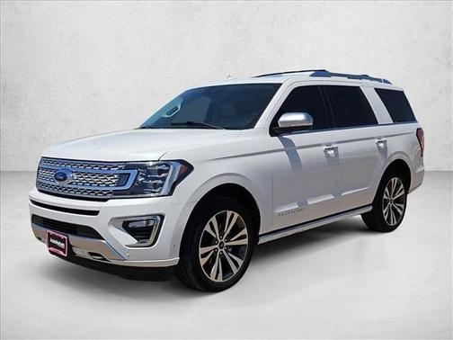 Star White Metallic Tri-Coat 2021 Ford Expedition Platinum