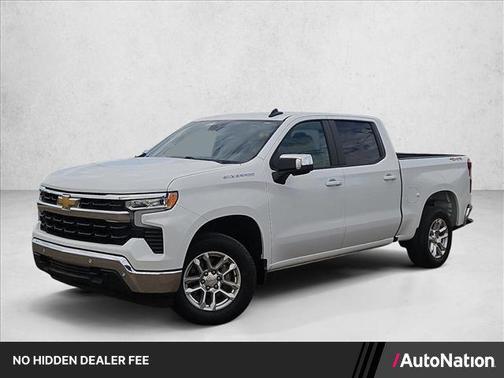 Summit White 2025 Chevrolet Silverado 1500 LT