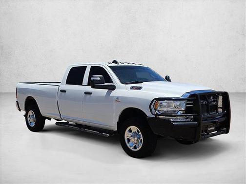 Bright White Clearcoat 2024 RAM 3500 Tradesman Crew Cab 4x4 8' Box