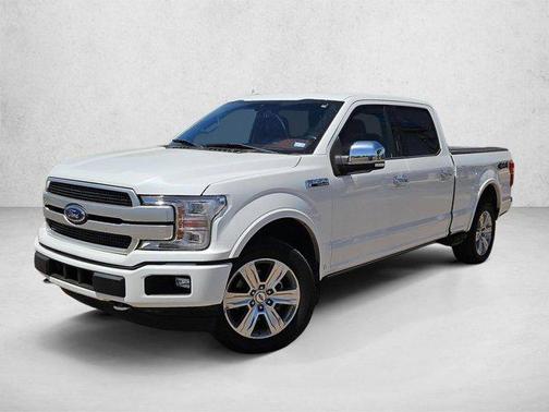 Star White Metallic Tri-Coat 2020 Ford F-150 Platinum