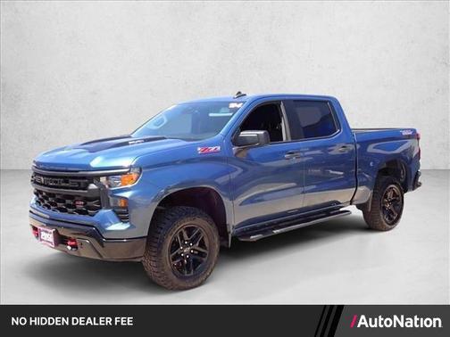 Lakeshore Blue Metallic 2024 Chevrolet Silverado 1500 Custom Trail Boss