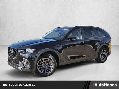 Jet Black Mica 2025 Mazda CX-70 3.3 Turbo Preferred Package