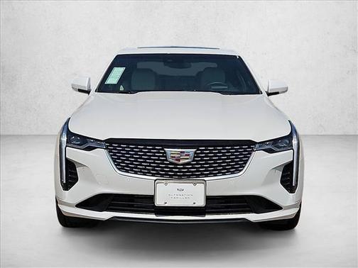 Crystal White Tricoat 2025 Cadillac CT4 Premium Luxury RWD