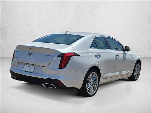 Crystal White Tricoat 2025 Cadillac CT4 Premium Luxury RWD