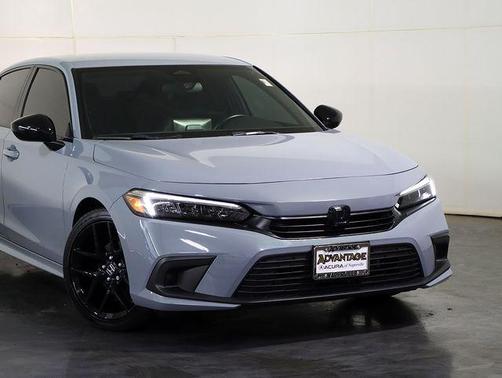 Morning Mist Metallic 2024 Honda Civic Sport