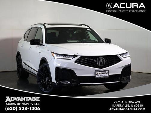 Platinum White Pearl 2026 Acura MDX A-Spec Advance Package