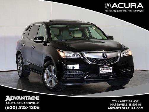 Crystal Black Pearl 2014 Acura MDX 3.5L