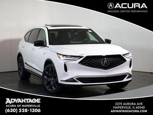 Platinum White Pearl 2023 Acura MDX A-Spec