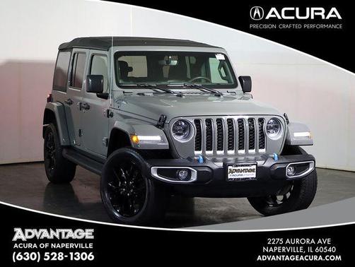 Sting Gray Clearcoat 2023 Jeep Wrangler 4xe Sahara