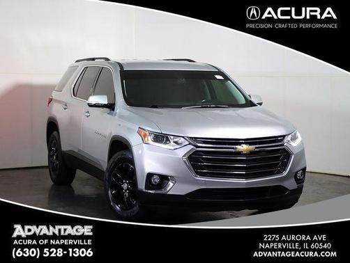 Silver Ice Metallic 2019 Chevrolet Traverse LT Cloth