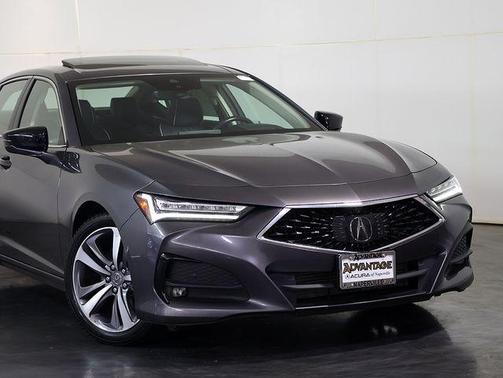 Modern Steel Metallic 2023 Acura TLX Advance