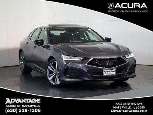 Modern Steel Metallic 2023 Acura TLX Advance