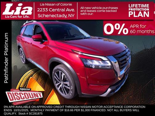 2025 Nissan Pathfinder Platinum 4WD